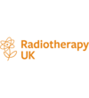 A flower next to the text Radiotherapy uk