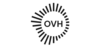 Black and white One Vision Health (OVH) logo with radiating bars forming a circular pattern around the letters “OVH”.