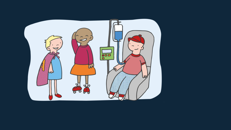 Guide to producing health information for children and young people cover page cover image