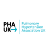 PHA UK with and arrow pointing towards the full name Pulmonary Hypertension Association UK