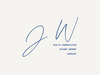 Jane Walkington logo - JW, Health communicator, Patient Support Advocate