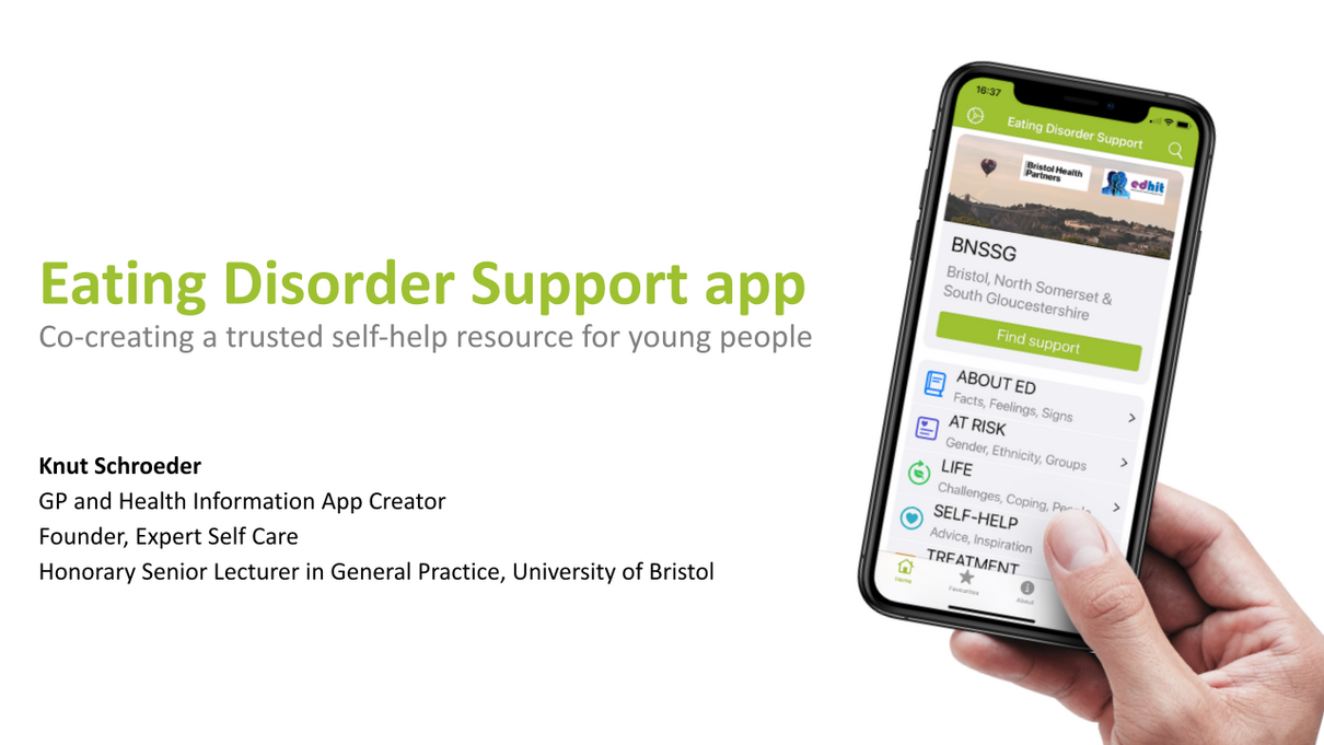 Eating Disorder Support app – Expert Self Care cover