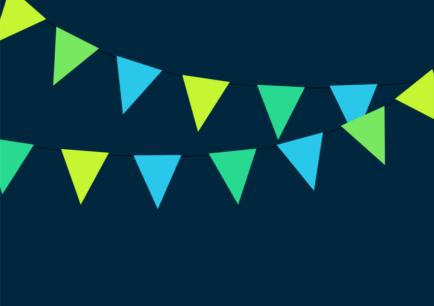 bunting illustration