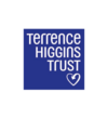Terrence Higgins Trust and a heart shaped image underneath