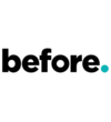 Logo for Before featuring the word 