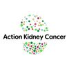 ction Kidney Cancer logo with a kidney shape made of multicoloured dots above and below the text “Action Kidney Cancer.”