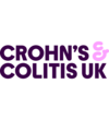 Crohn’s & Colitis UK logo in purple text with a pink ampersand symbol.