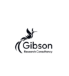 A stylized black bird in flight above the text 'Gibson Research Consultancy'.