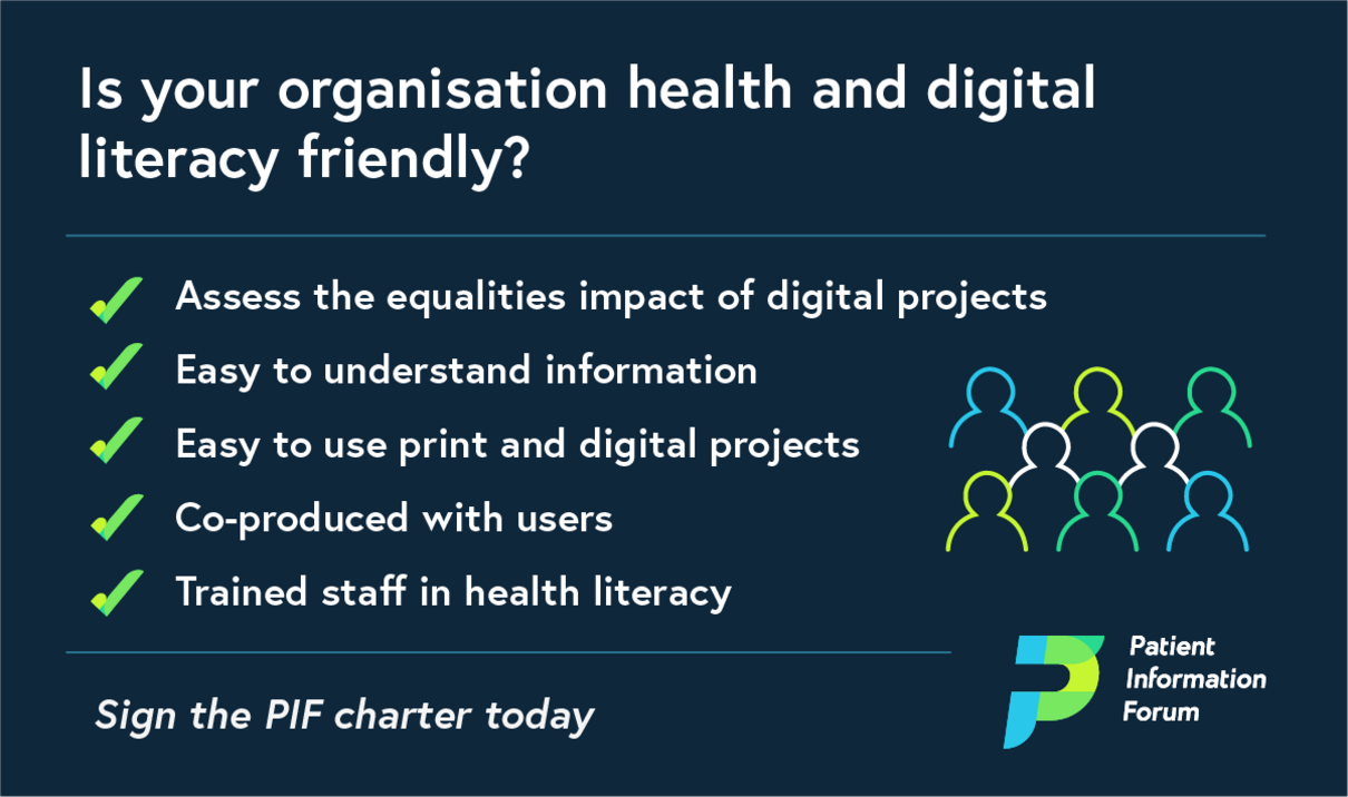 Five points to being health and digital literacy friendly