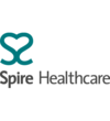 Spire Healthcare logo with a teal heart-shaped design above the name in black text.
