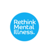 Rethink Mental Illness text in a blue circle